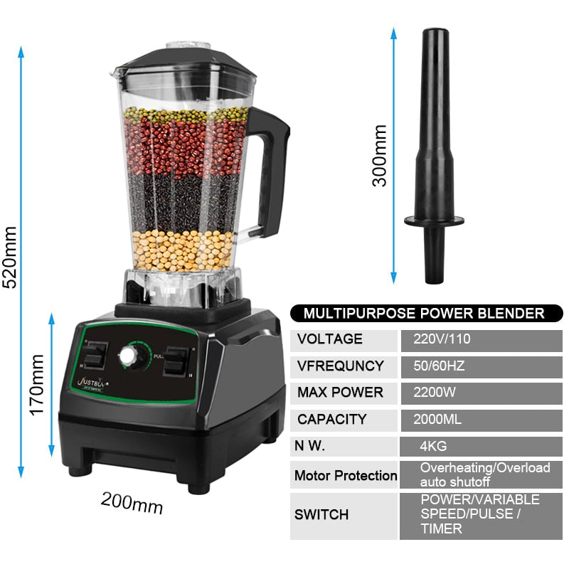 Standmixer & Hochleistungsmixer mit 2200W