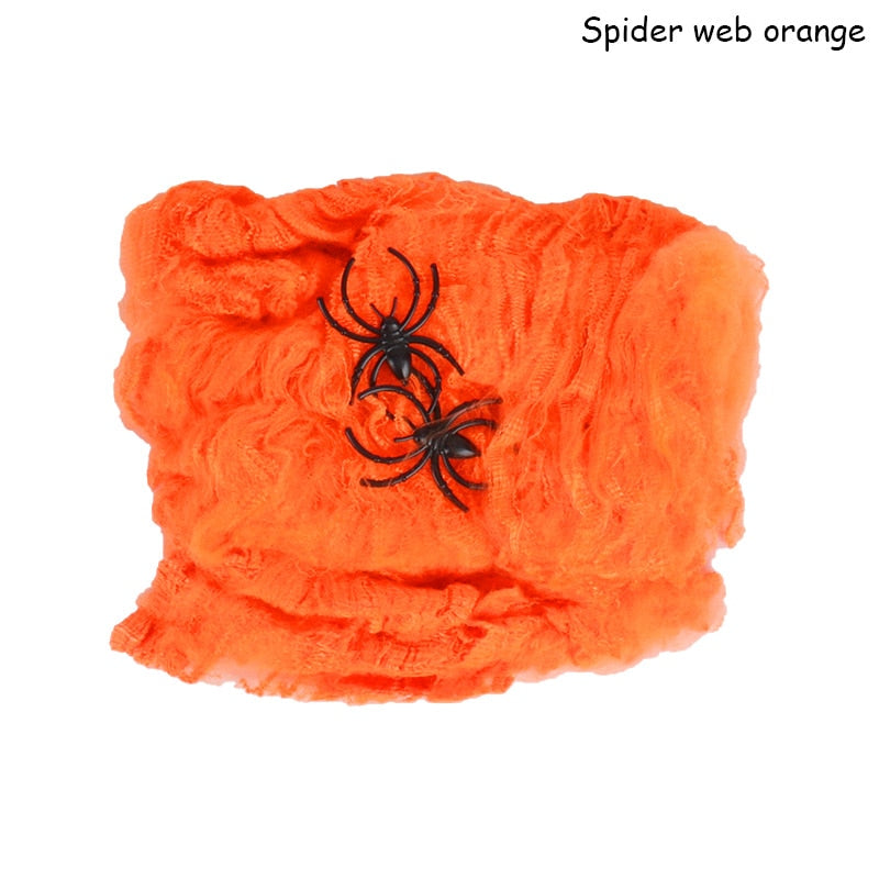 Spinnennetz-Deko für Halloween