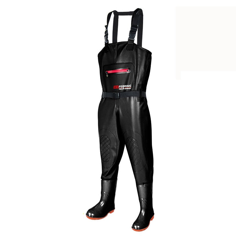 Wathose zum Angeln | Robuste Arbeitshose aus PVC | Karpfenangeln