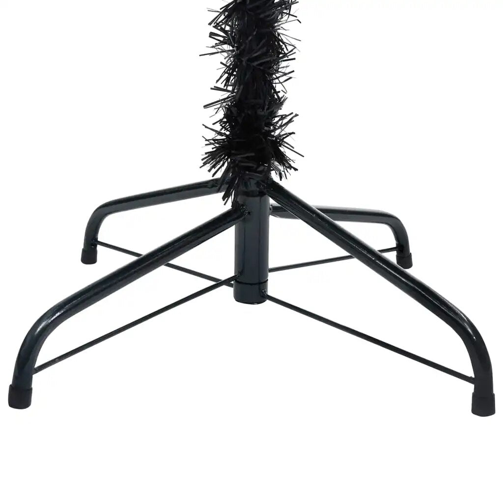 Künstlicher Weihnachtsbaum Schwarz 120 cm | Christbaum & Tannenbaum künstlich