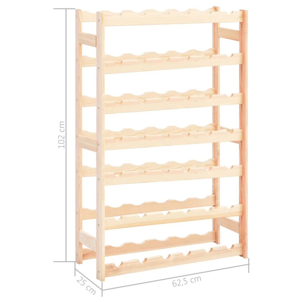 Flaschenregal Holz | Weinschrank & Weinregal 42 Flaschen