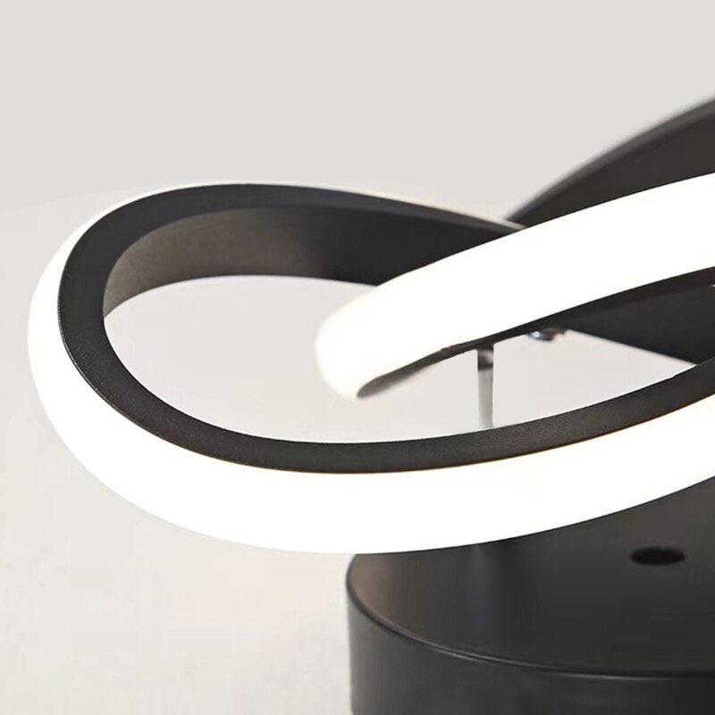 Kronleuchter modern | Schwarz & Weiß | Sparsame LEDs