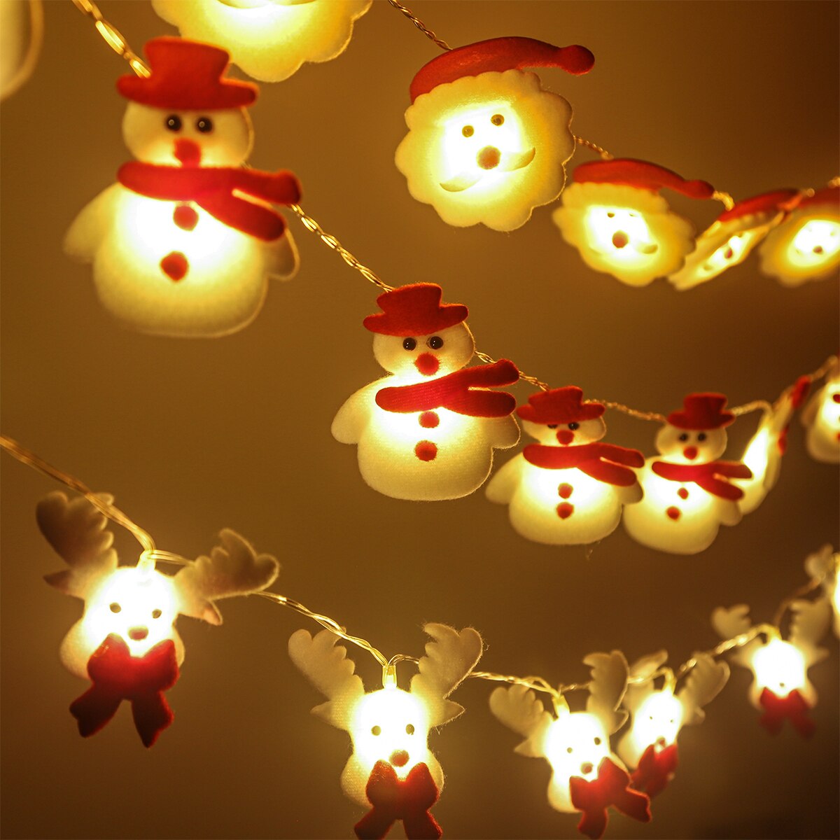 Weihnachtsdeko Mini-Baum | LED Girlande