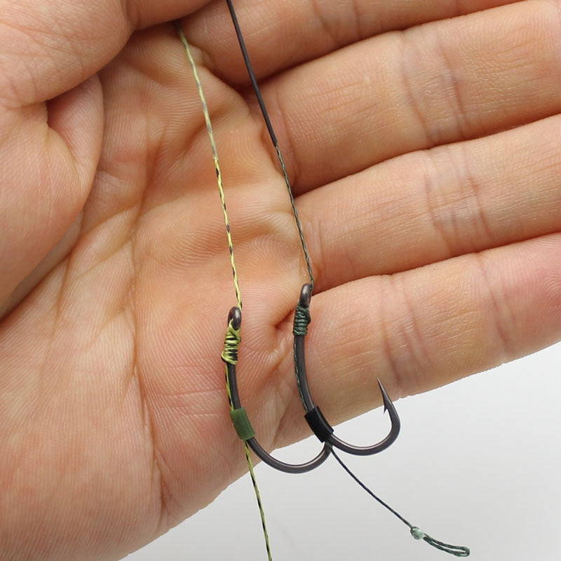 Karpfen Vorfach ummantelt | Coated Hooklink in 15, 25 & 35 lbs