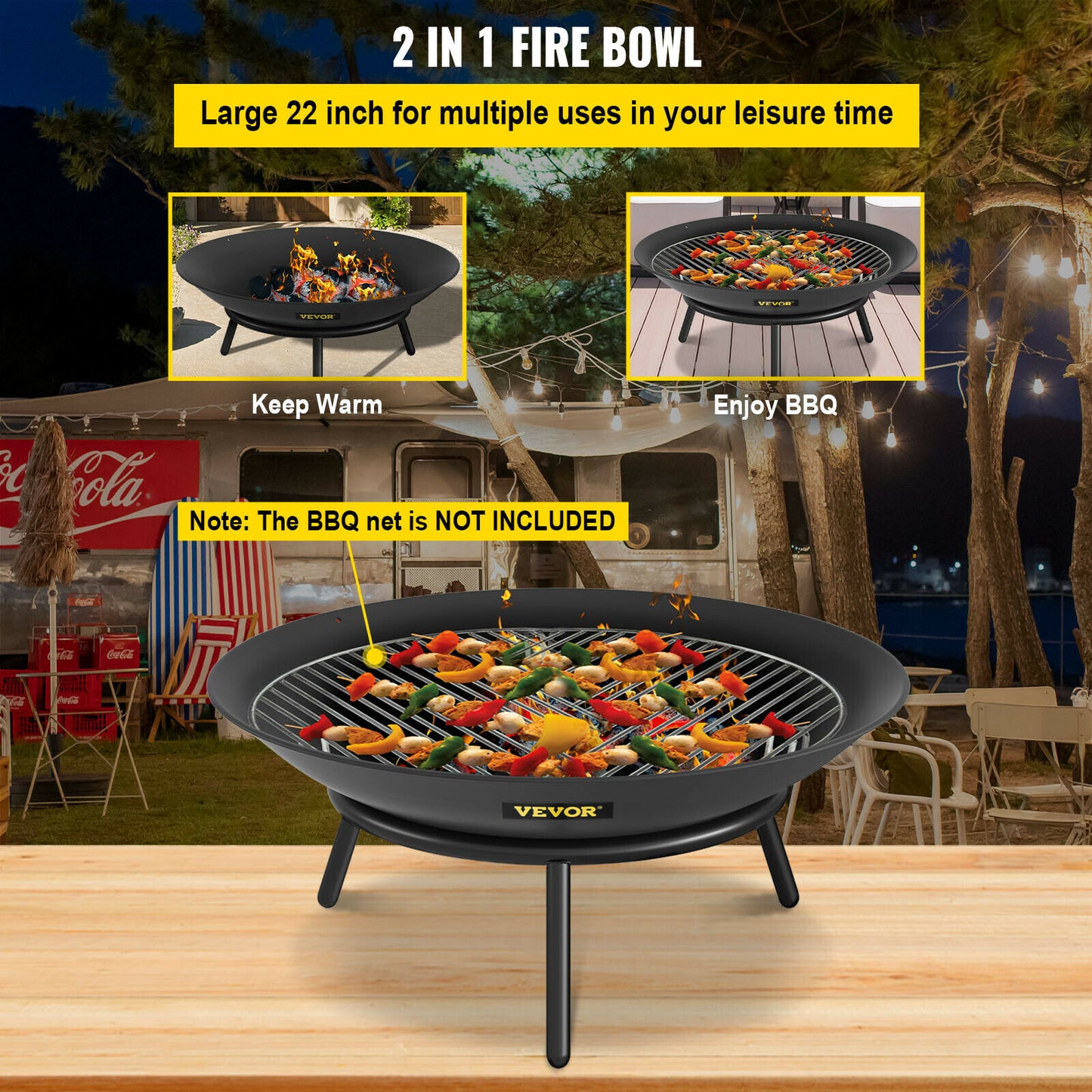 Feuerschale 80 cm | Gusseisen