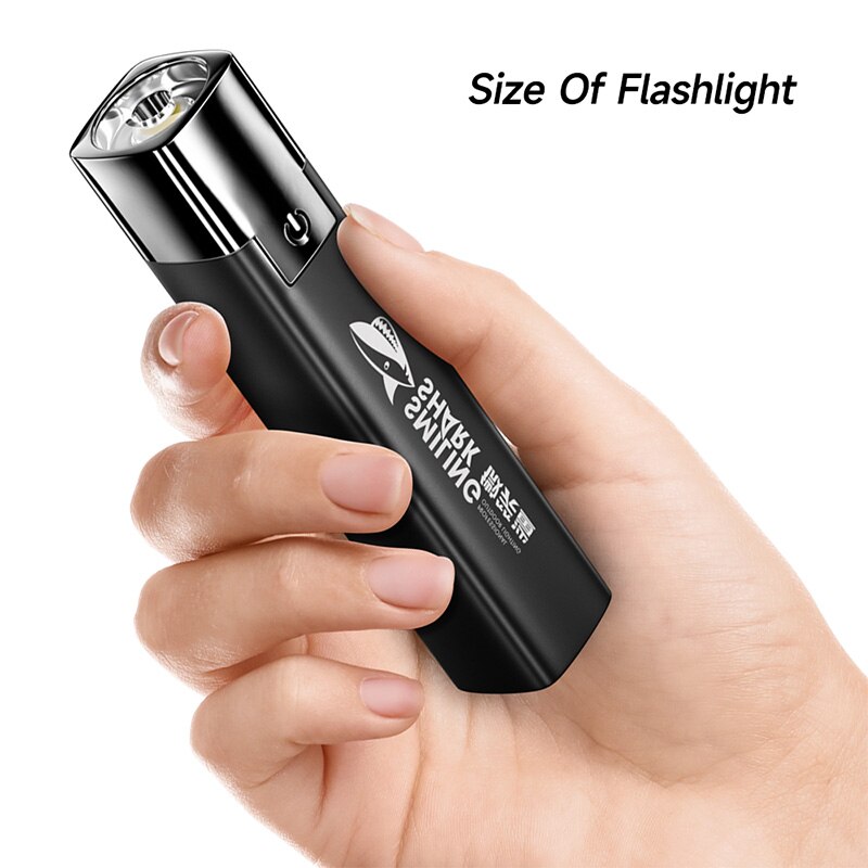Mini LED Taschenlampe | Inkl. wiederaufladbarem Li-Ion-Akku