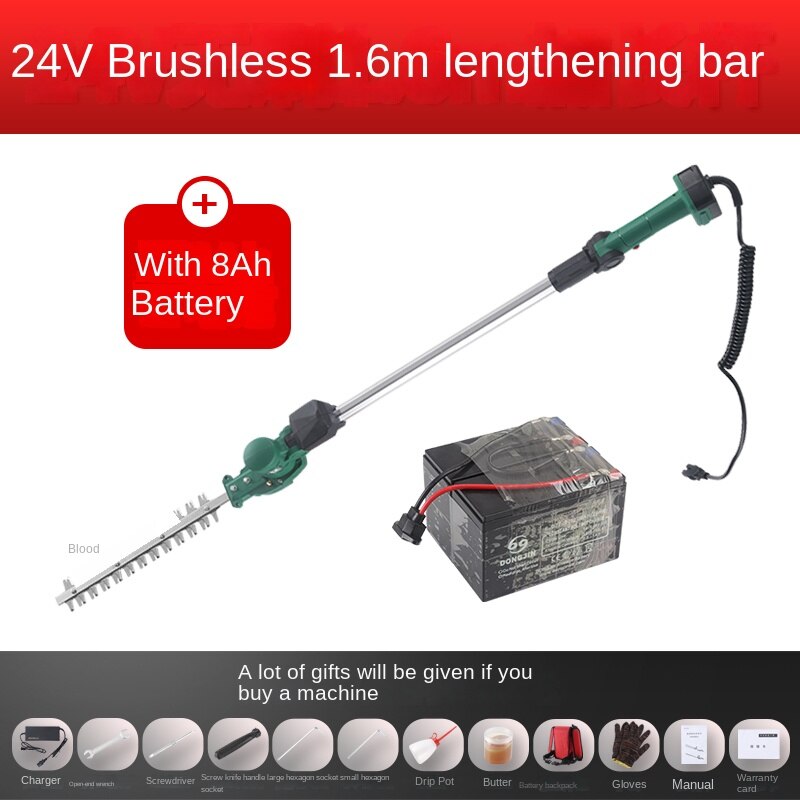 Profi Teleskop Hecken- und Strauchschere | 24V brushless