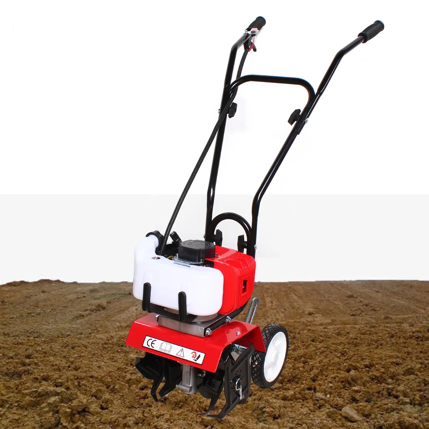 Benzin Motorhacke | Gartenfräse mit 2-Takt-Motor 2,25 PS