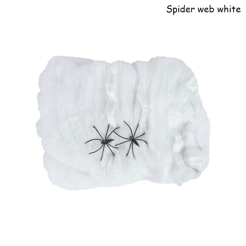 Spinnennetz-Deko für Halloween