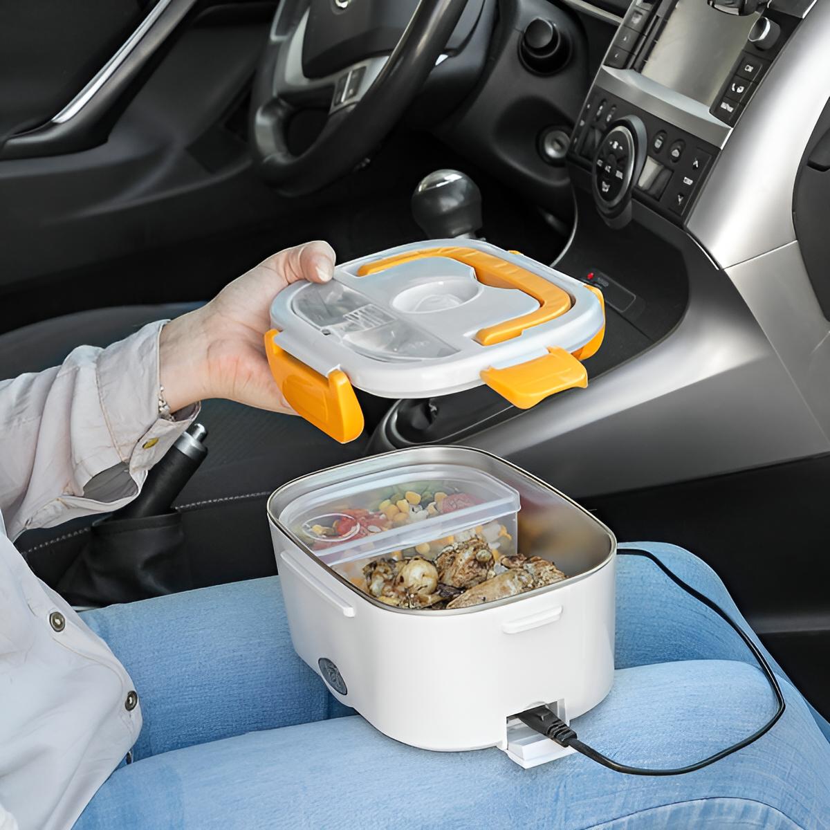 Elektrische Lunchbox für Auto & Büro 2-in-1