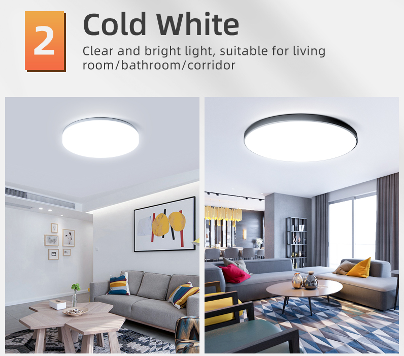LED Deckenleuchte für Wohnzimmer, Schlafzimmer, Küche | 15-72W