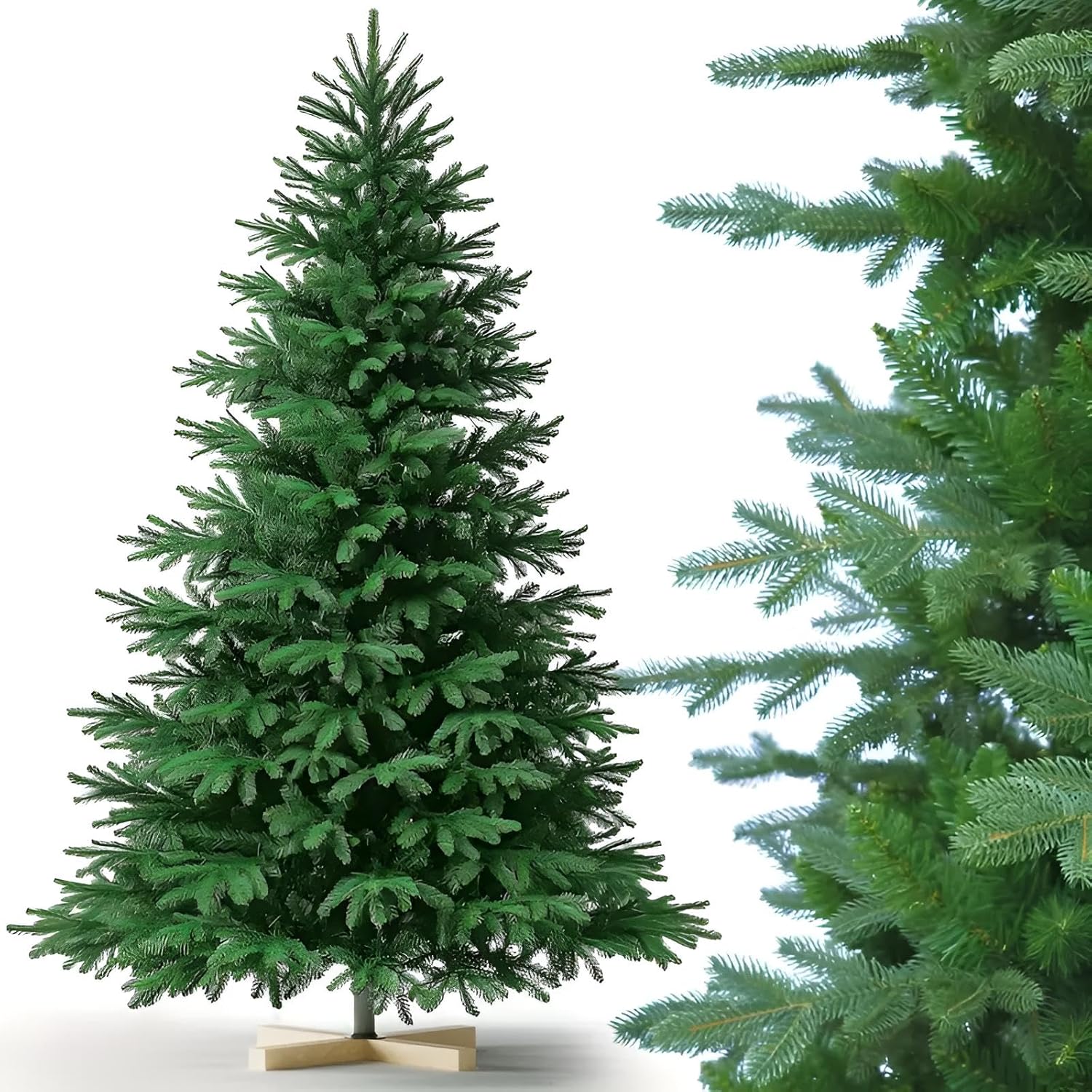 llll➤ Weihnachtsbaum künstlich wie echt 150 cm Spritzguss – Tecpoint24
