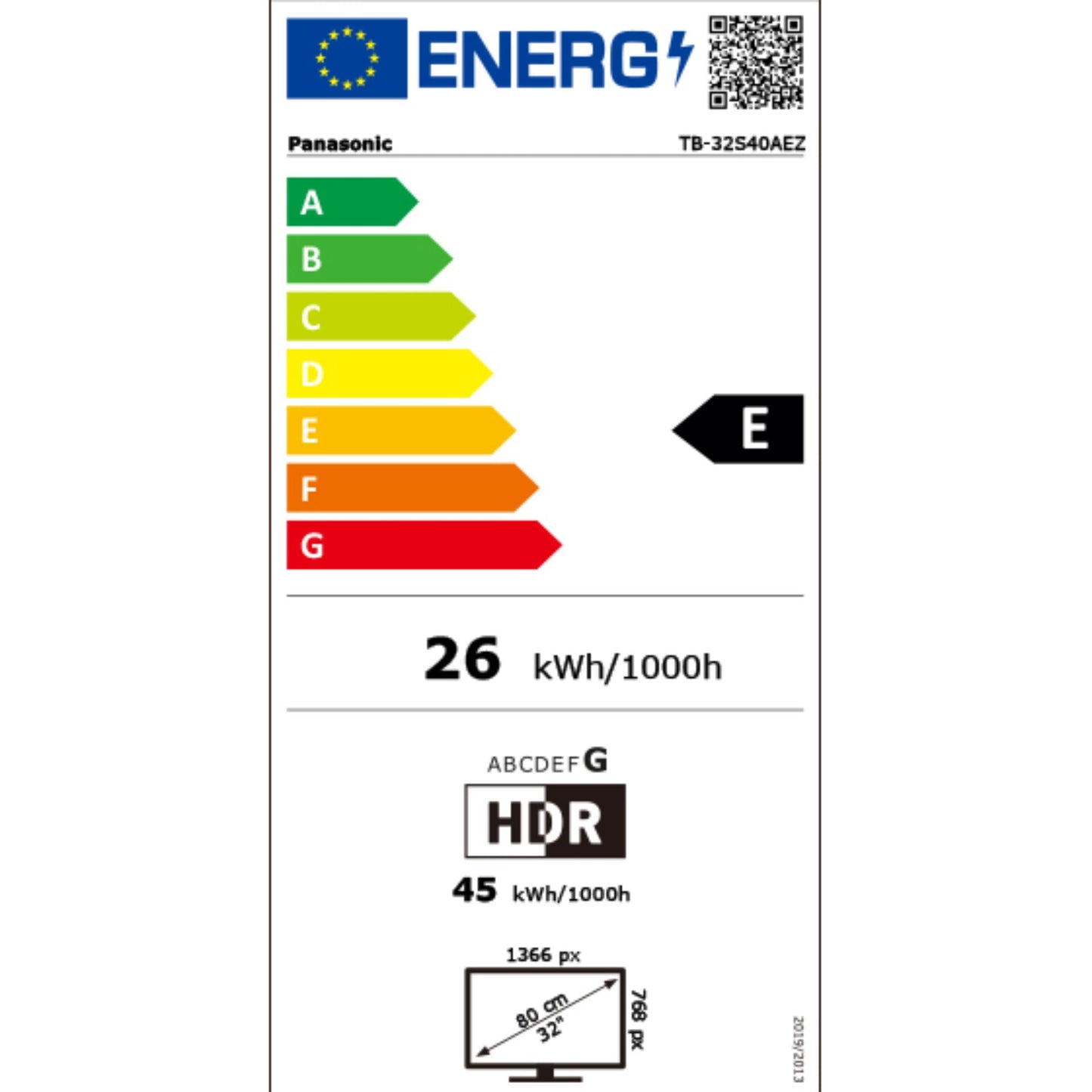 Panasonic TB-32S40AEZ 80 cm (32") Silber