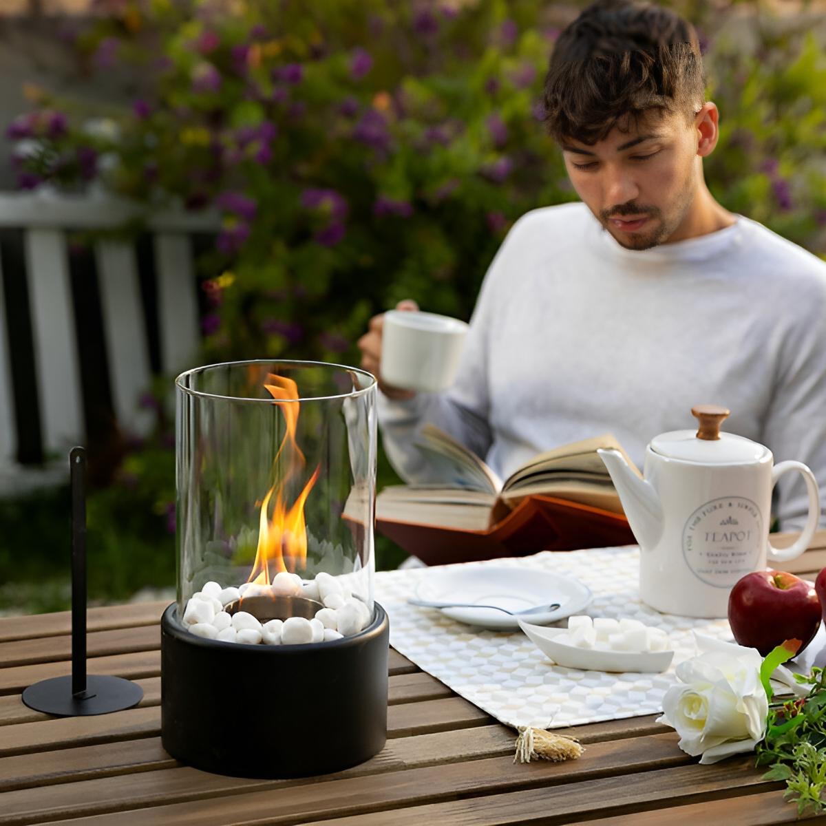 Tischkamin Indoor & Outdoor | Ethanol-Kamin Wärme