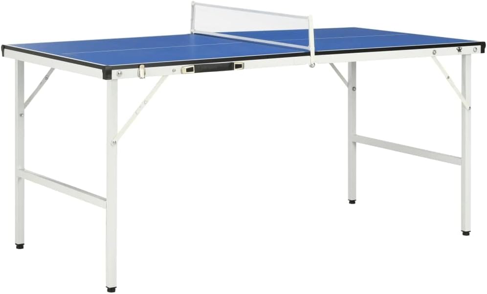 Tischtennisplatte klappbar Indoor 152 cm | Midsize Tischtennistisch | Ping Pong Tisch