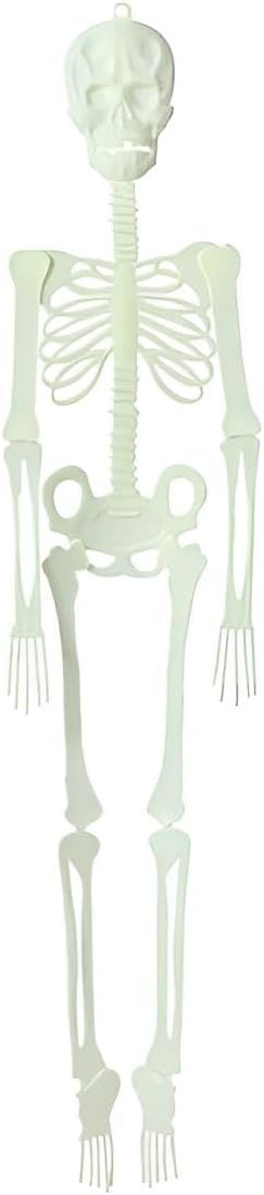 Halloween Deko Skelett groß XXL | 150 cm für drinnen & draußen | Skull-Dekoration Outdoor Garten außen oder innen