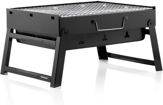Klappgrill Holzkohle für Camping und Co. | Tischgrill günstig | Mini-Grill, Campinggrill, Outdoor, Reise, Festival, Picknick