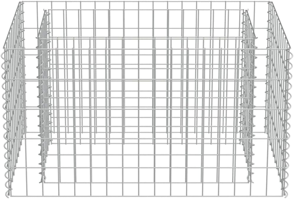 Gabionenkörbe & Gabionengitter Hochbeet klein & schmal | 50x50x50 oder 90x50x50 cm (90x50x50)