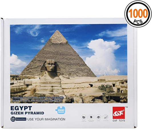 Puzzle 1000 Teile für Kinder ab 14 Jahren & Erwachsene | Pyramide & Sphinx von Gizeh | Kreativität & Beschäftigung im Winter | Weihnachten Geschenk, Weihnachtsgeschenkidee