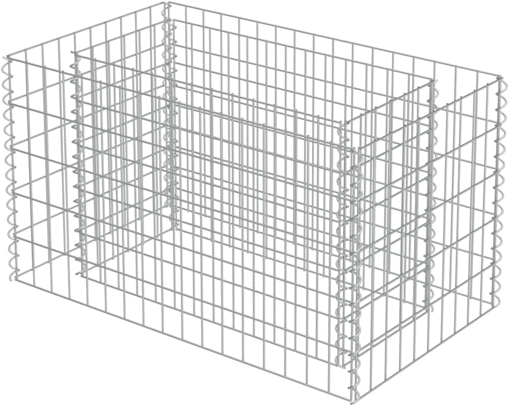 Gabionenkörbe & Gabionengitter Hochbeet klein & schmal | 50x50x50 oder 90x50x50 cm (90x50x50)