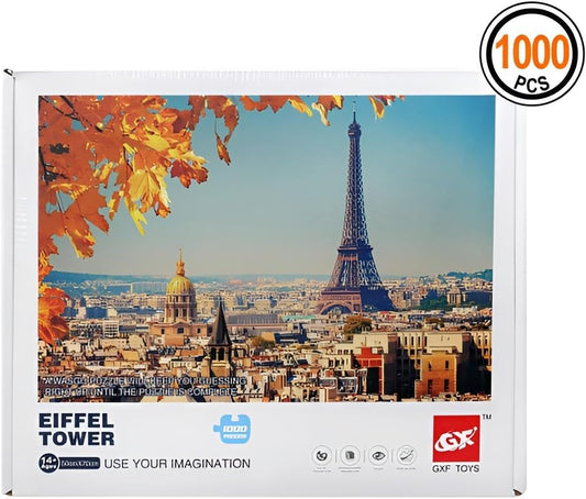 Puzzle 1000 Teile für Kinder ab 14 Jahren & Erwachsene | Eiffelturm Paris Panorama | Kreativität & Beschäftigung im Winter | Weihnachten Geschenk, Weihnachtsgeschenkidee