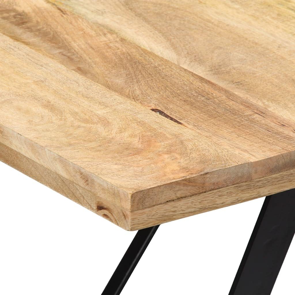 Esstisch Massivholz 180x90 cm poliert & lackiert | Robustes, pflegeleichtes, Zeitloses Design | Esszimmertisch Holz, Massivholztisch, Tisch für Esszimmer