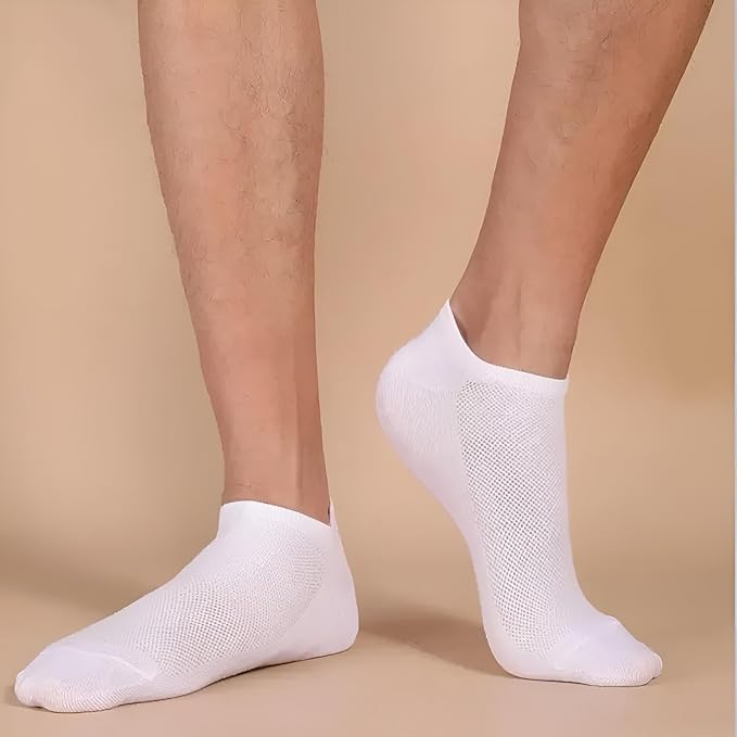 10 Paar Sneaker Socken in Schwarz oder Weiß | Füßlinge Größe 39-44 | Sneakersocken für Damen & Herren | Sportsocken & Laufsocken (Weiß, DE/NL/SE/PL, Numerisch, 39, 44, Regular, Kurz)