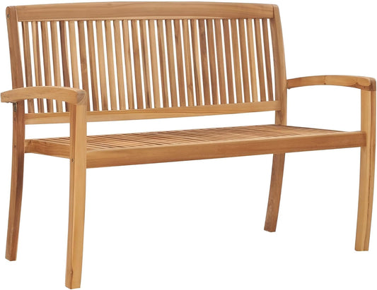 Premium Gartenbank Holzbank 2-Sitzer oder 3-Sitzer | Parkbank & Holzbank Outdoor für 2 oder 3 Personen | Bank Holz wetterfest (2-Sitzer)