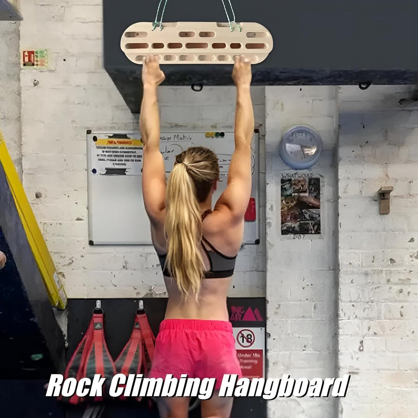 Hangboard Bouldern & Klettern aus Holz | Fingerboard & Kletterboard zum ganzjährigen Training | Kletter-Trainingsboard