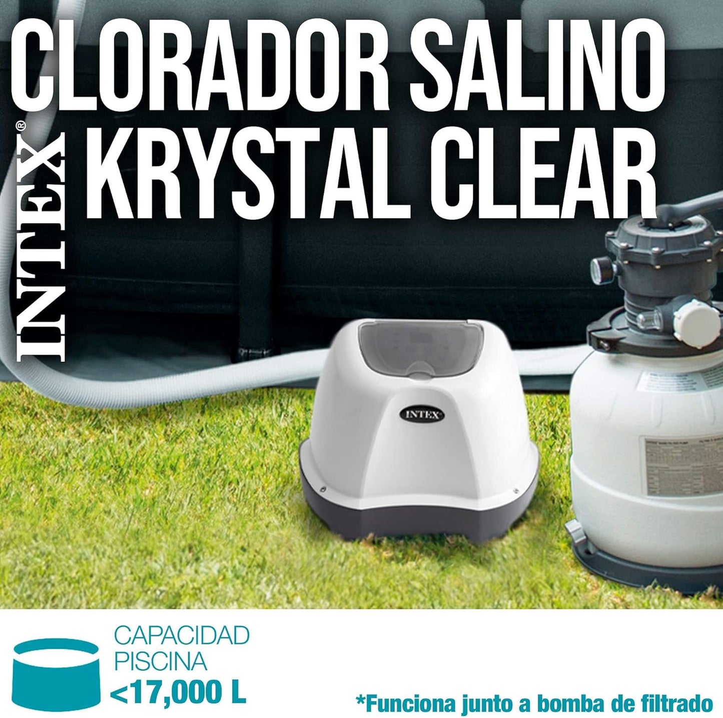 Intex Krystal Clear Chlorinator Salzwassersystem bis 17.400 Liter CG-26664