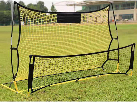 Fußball Rebounder Netz | Rebounder Board für Kinder und Jugendliche | Trainingshilfe Netz-Wand