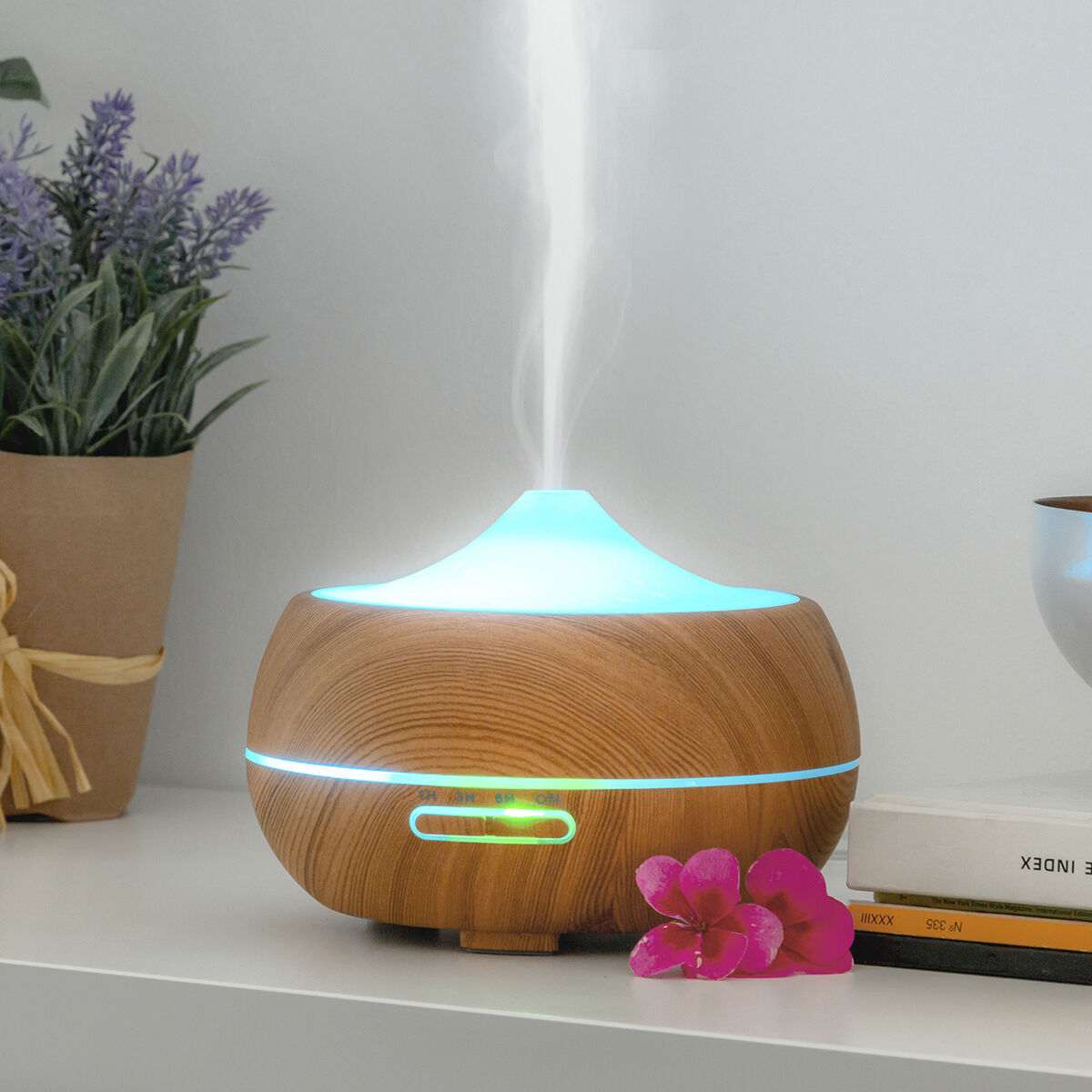 Premium Luftbefeuchter Aroma Diffuser mit Beleuchtung