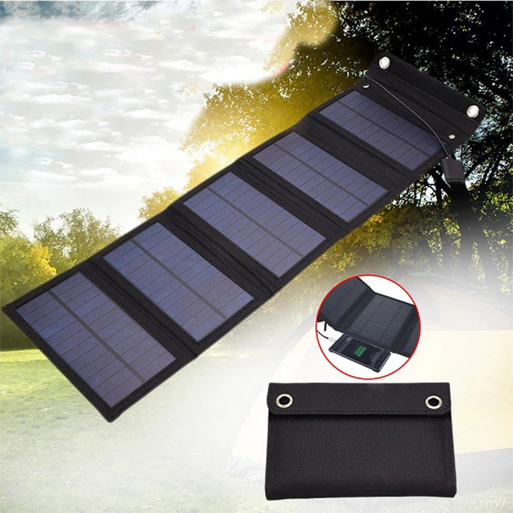 Solarpanel faltbar 30W | Solarmodul für Camping & Wandern