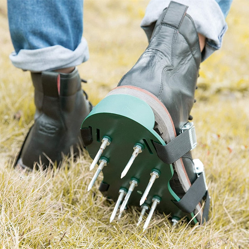 Rasenlüfter Schuhe | Nagelschuhe Rasen lüften