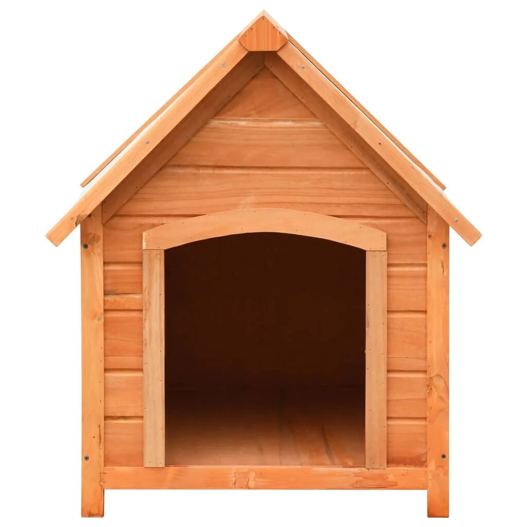 Hundehütte Outdoor Holz | Für kleine & mittelgroße Hunde geeignet