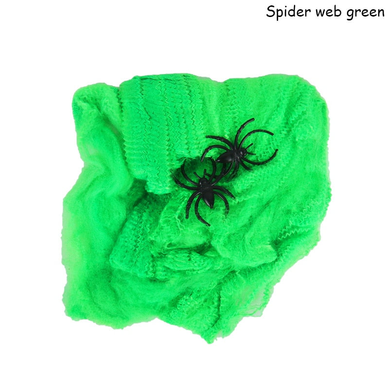 Spinnennetz-Deko für Halloween