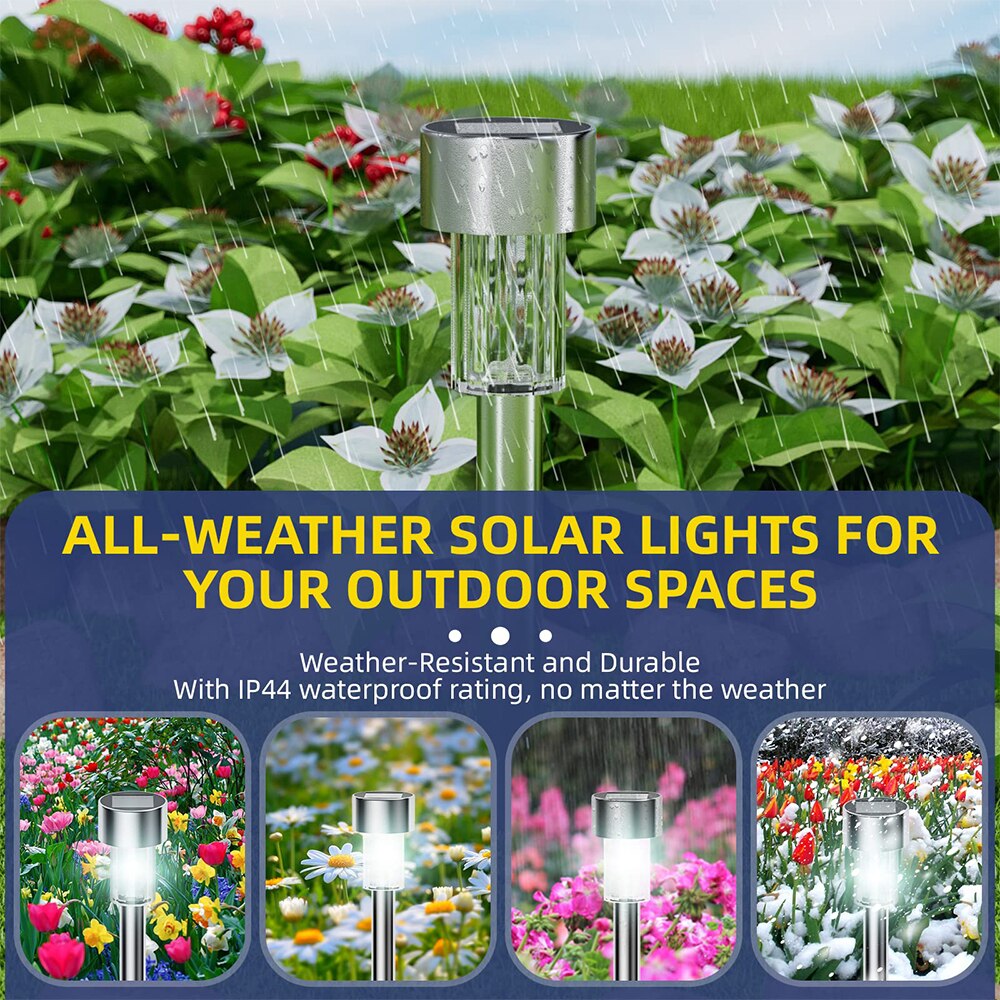 Solarlicht Garten | 12 Solar Lichter für draußen