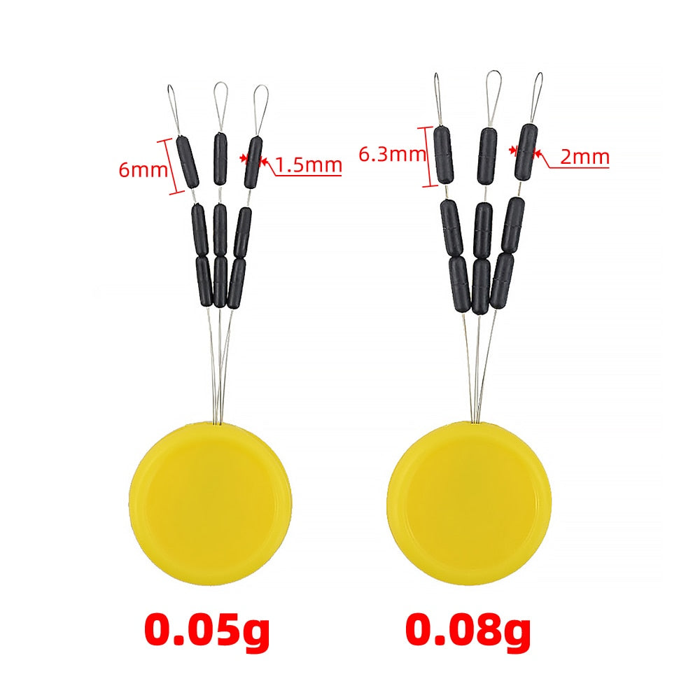 Tungsten Sinker | 18 Stück | Größen M & S