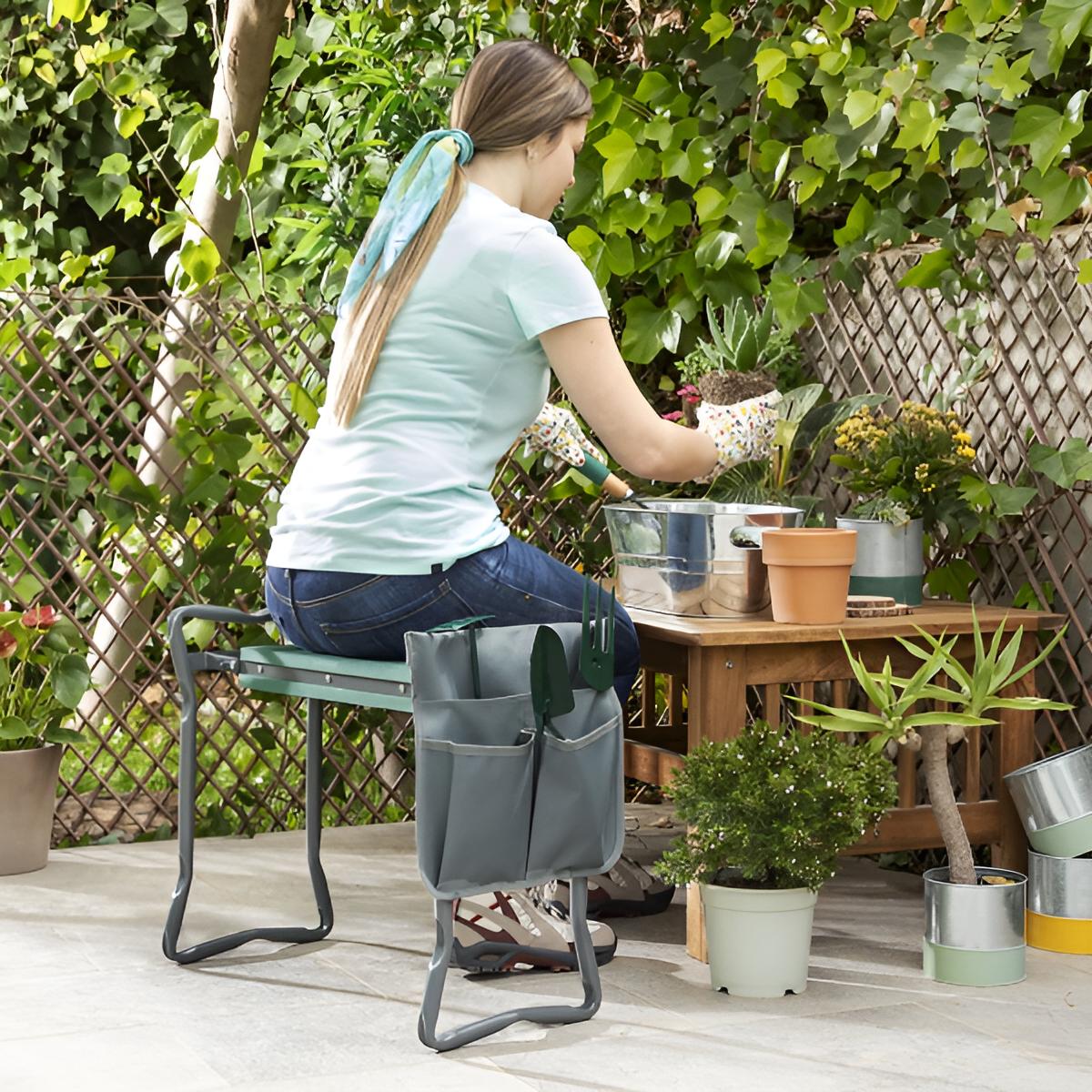 Kniebank für Garten | Gartenarbeit