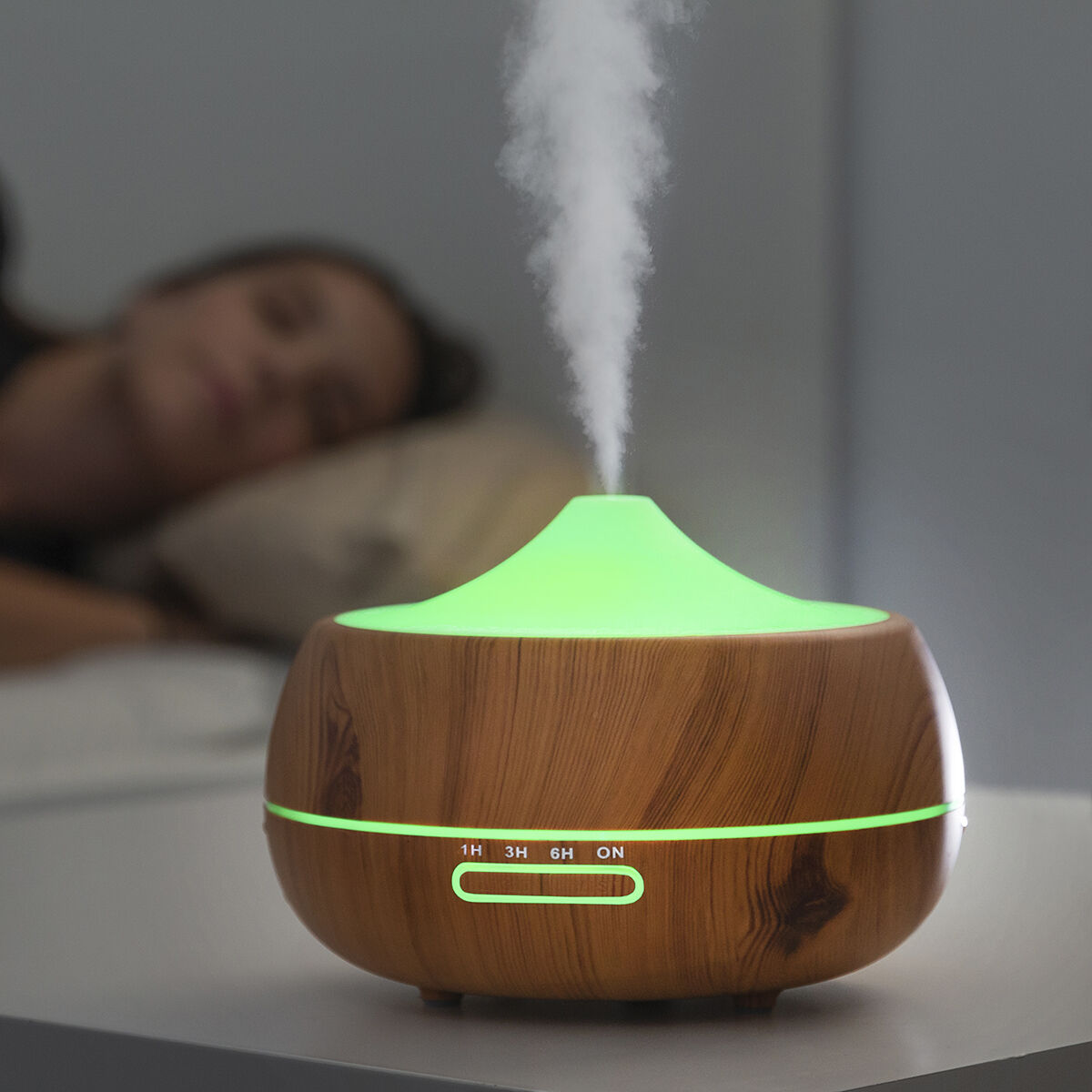 Premium Luftbefeuchter Aroma Diffuser mit Beleuchtung