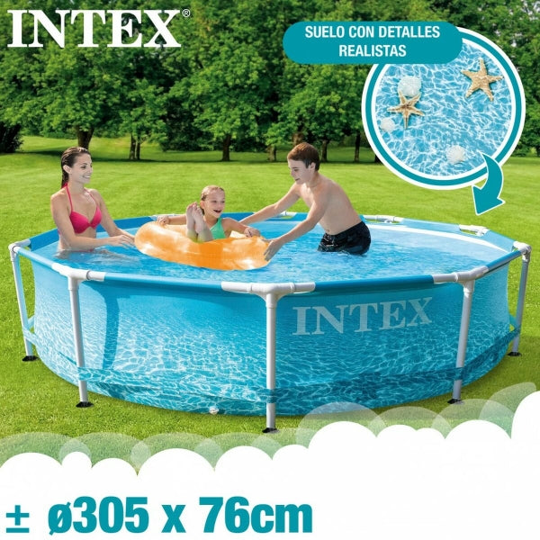 Intex Beachside Metal Frame Pool 305x76 cm