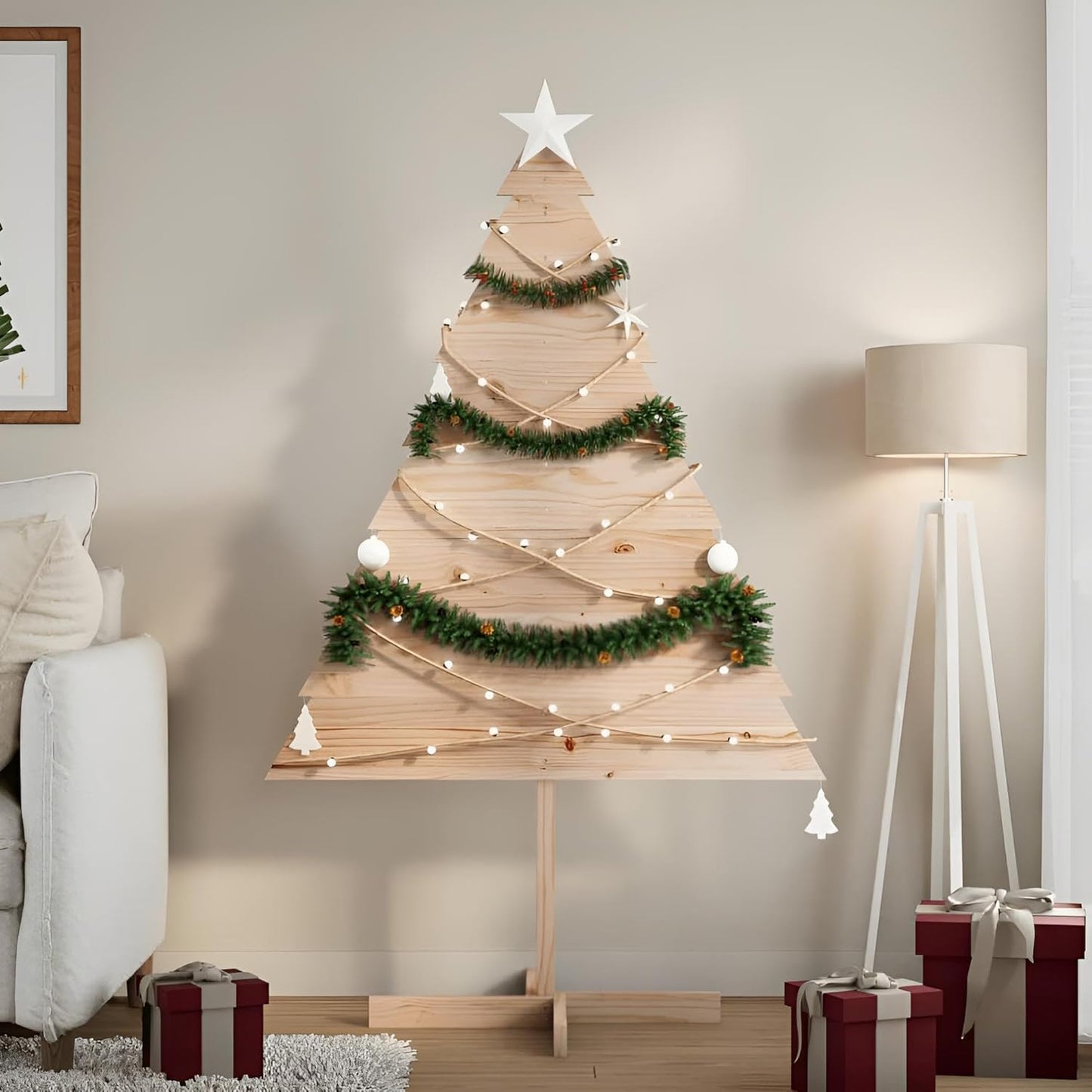 Weihnachtsbaum Holz 150 cm | Deko-Tannenbaum